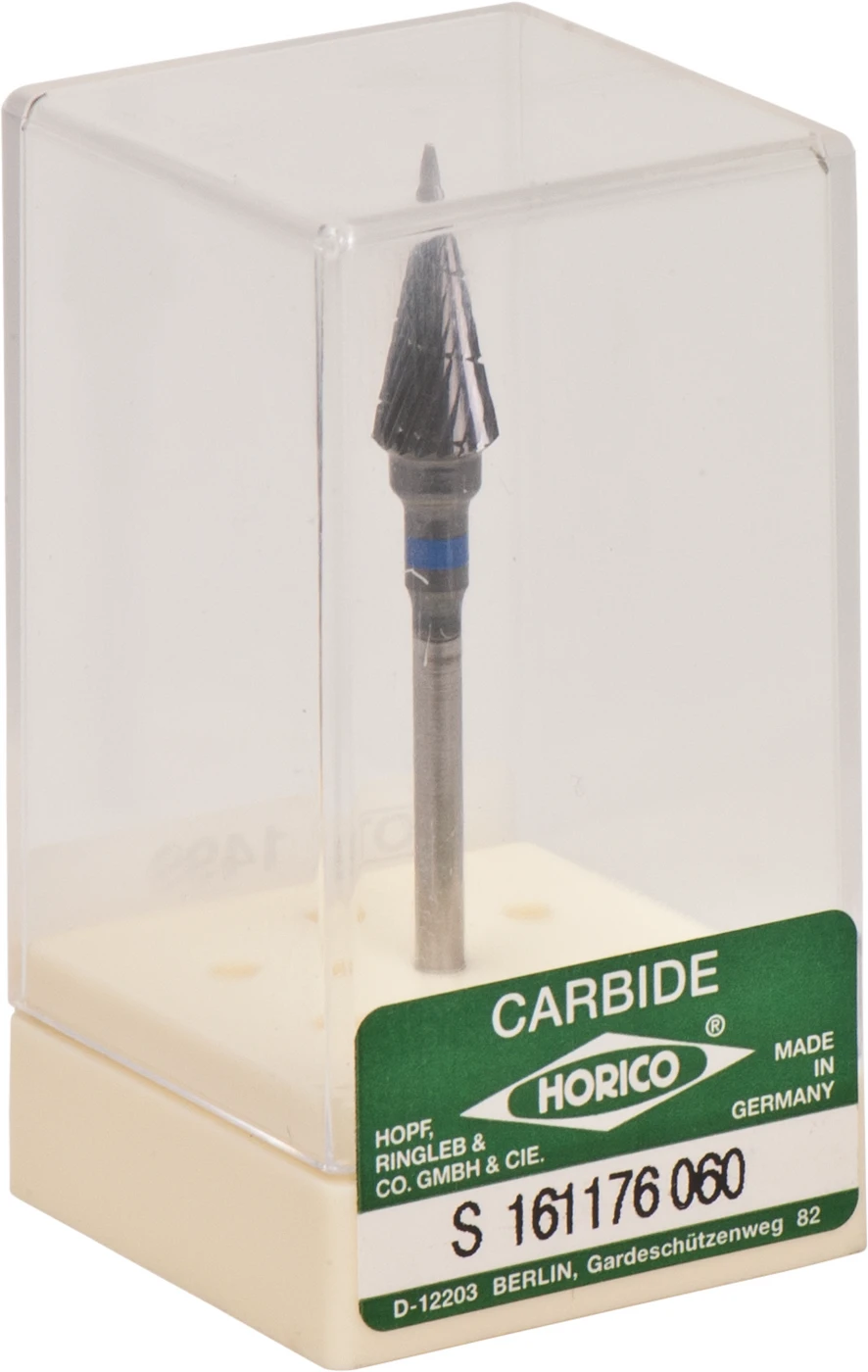 HM-Fräser 161 Stück schwarz beschichtet, Querhieb, blau normal, HP, Figur S161, 14 mm, ISO 060