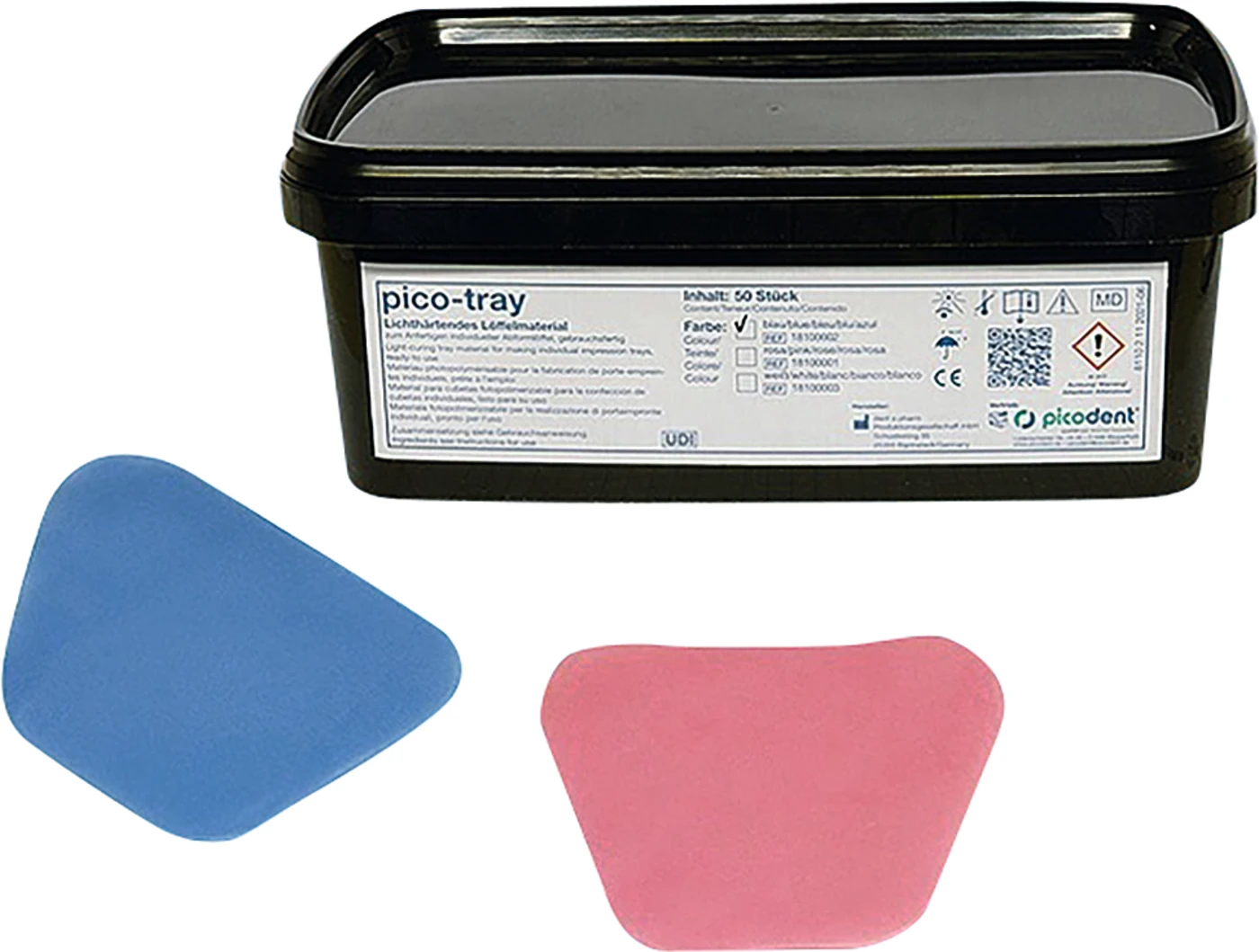 pico-tray Packung 50 Stück blau