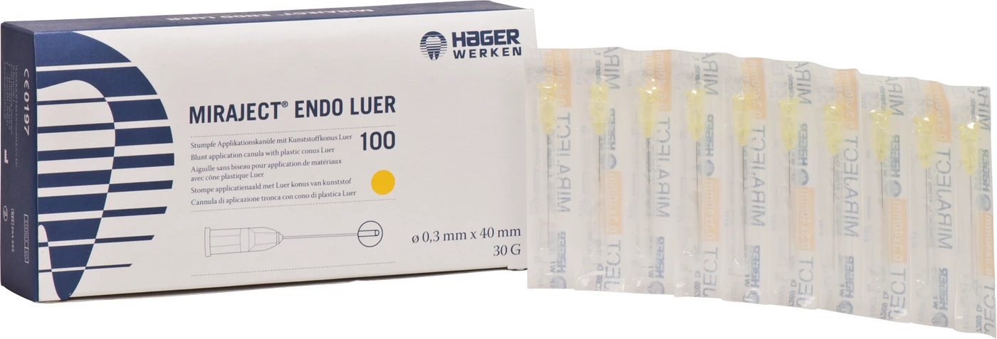 MIRAJECT® ENDO LUER  Packung 100 Stück, G30 &Oslash; 0,3 x 40 mm