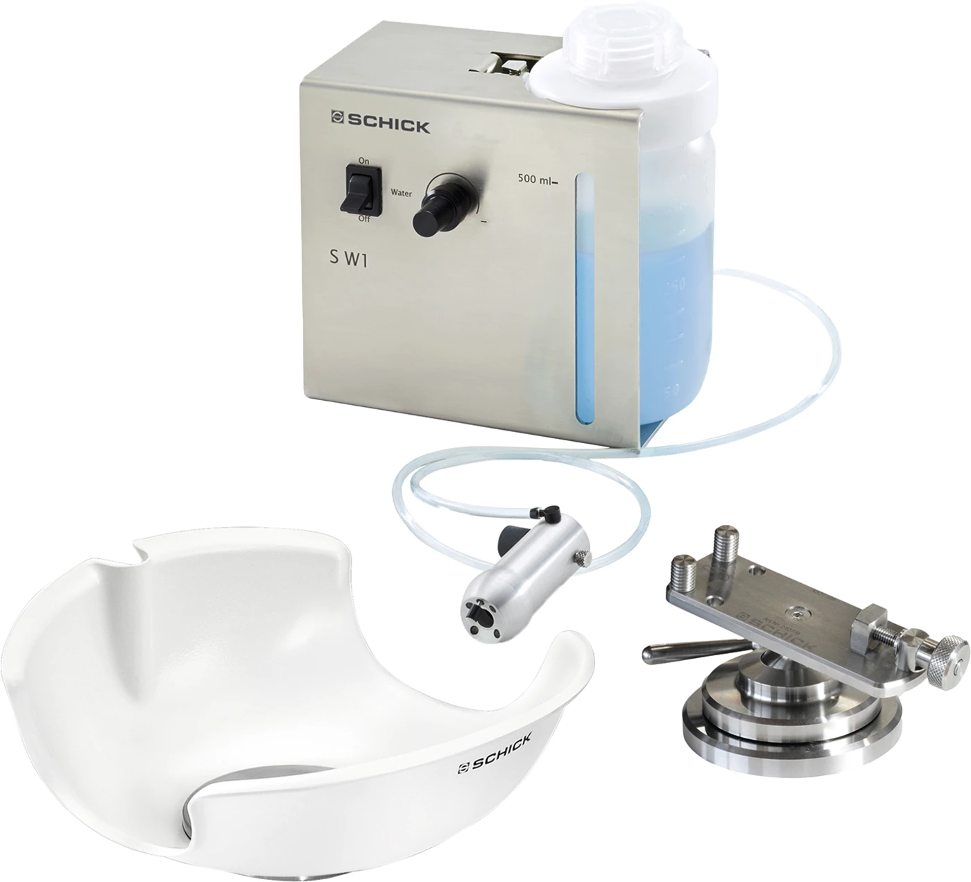 S W1 Keramik-Frässets für S2 und S3 Set S W1 Wasserkühlung, Auffangwanne, Modelltisch