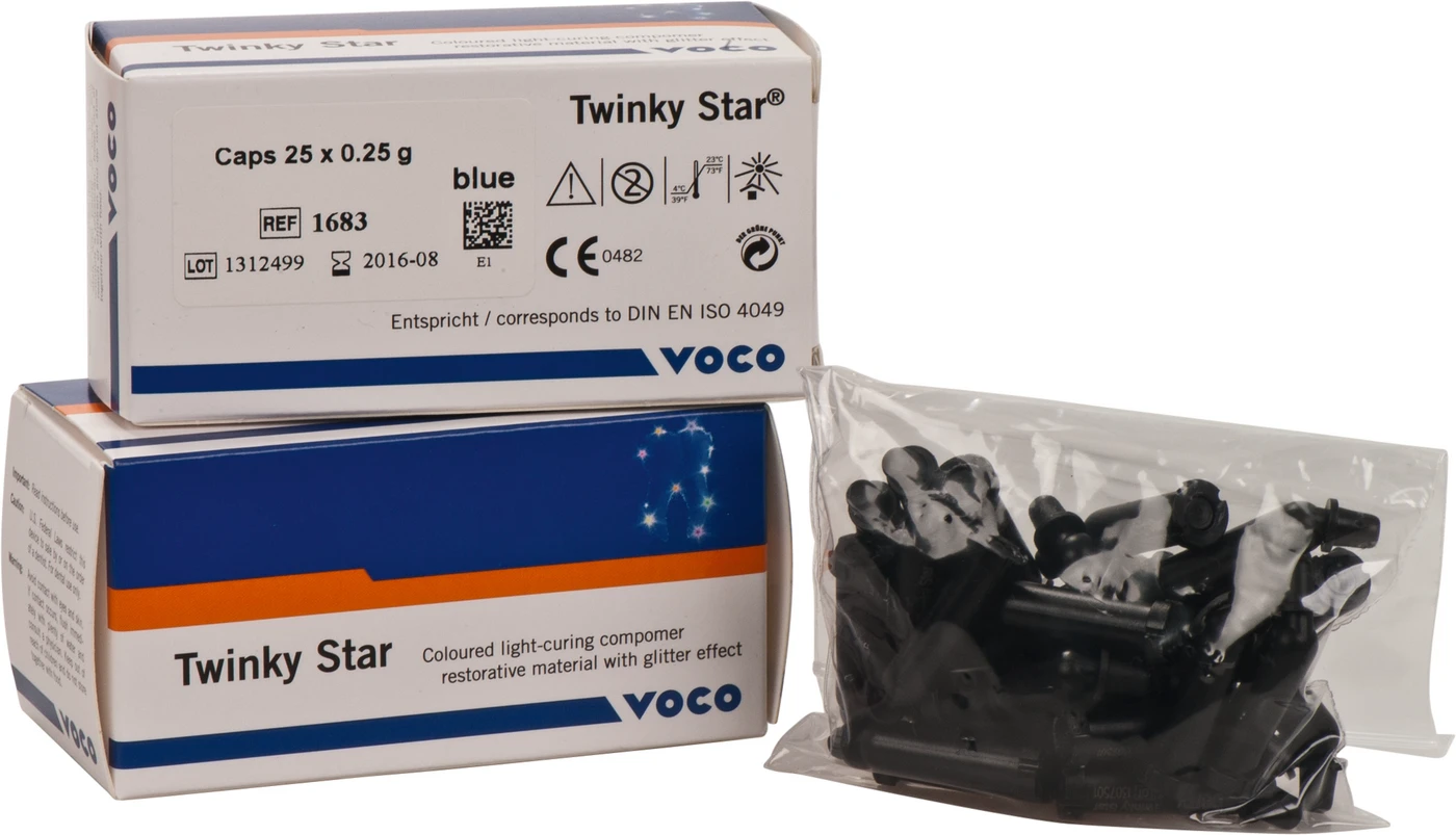 Twinky Star Packung 25 x 0,25 g Cap blau