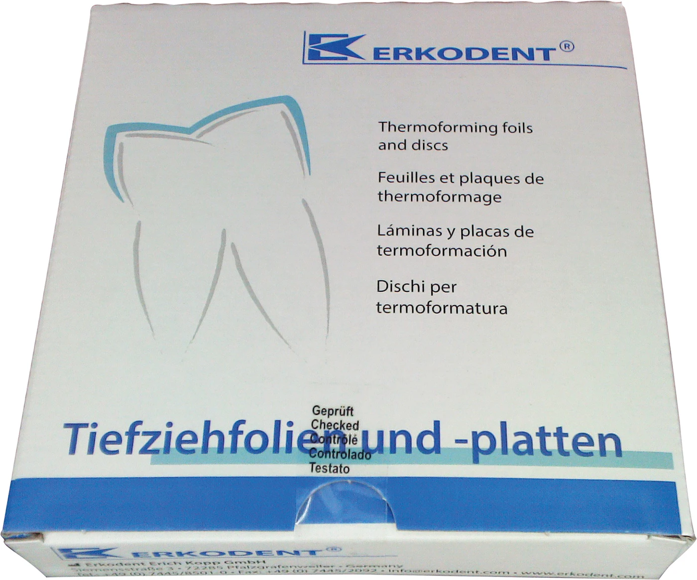 Erkolen Packung 20 Stück transparent, Ø 120 mm, Stärke 1 mm