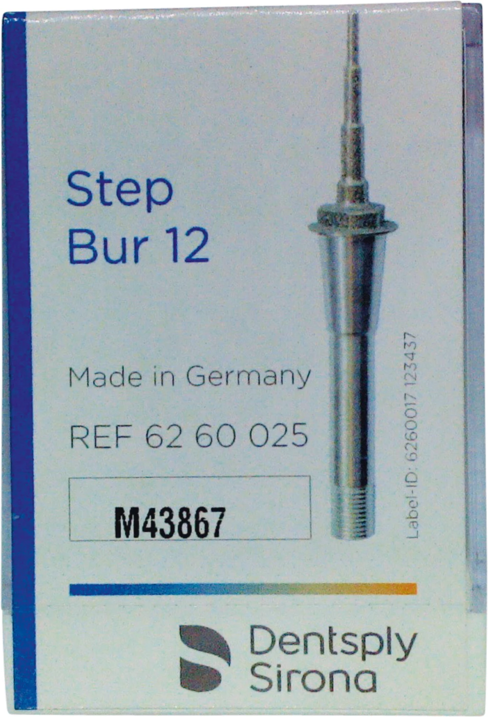 CEREC® und inLab Schleifer und Fräser Packung 6 Stück Step Bur 12