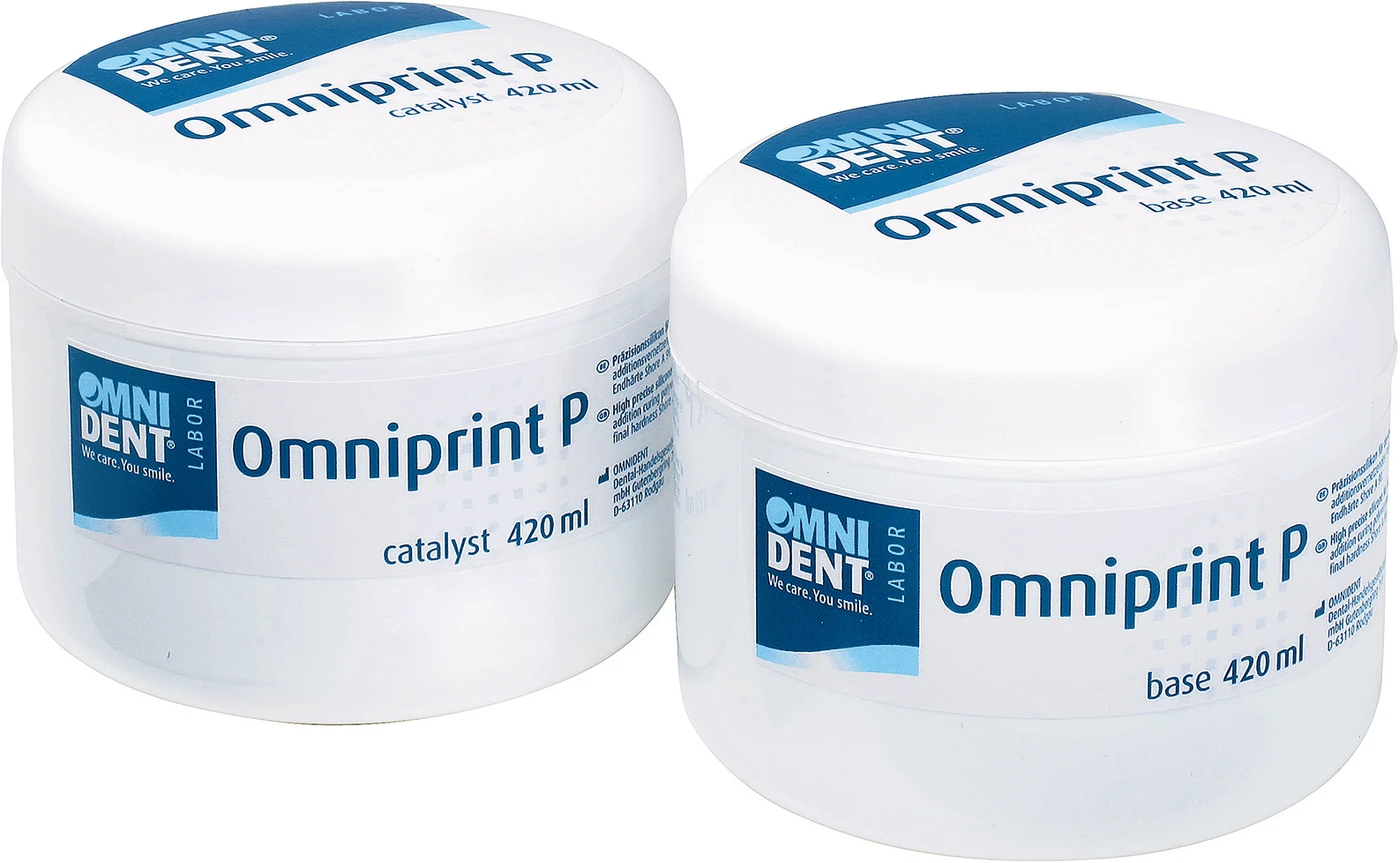 Omniprint P Packung 420 ml Dose Base, 420 ml Dose Katalysator