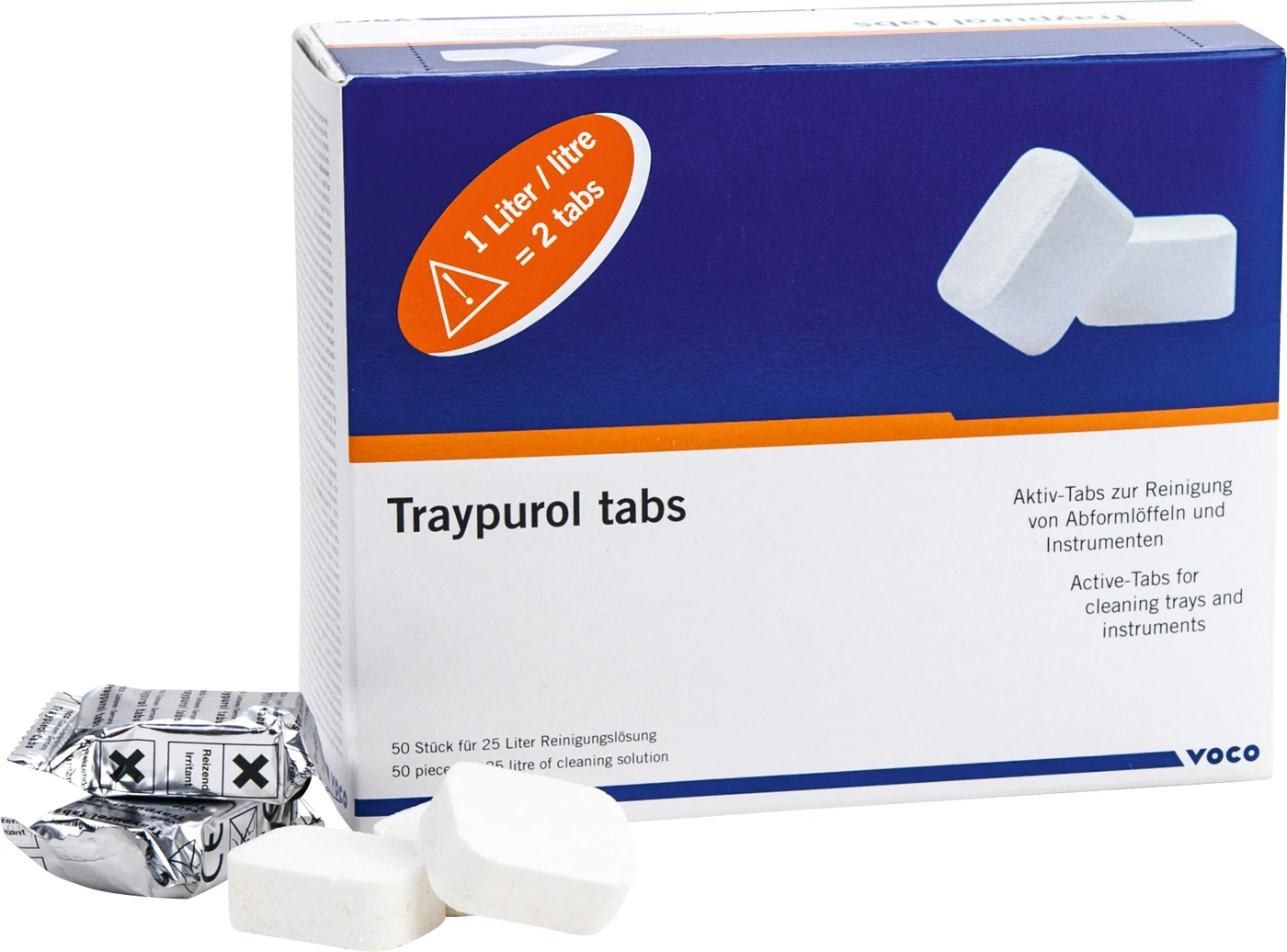 Traypurol® Packung 50 Aktiv-Tabs