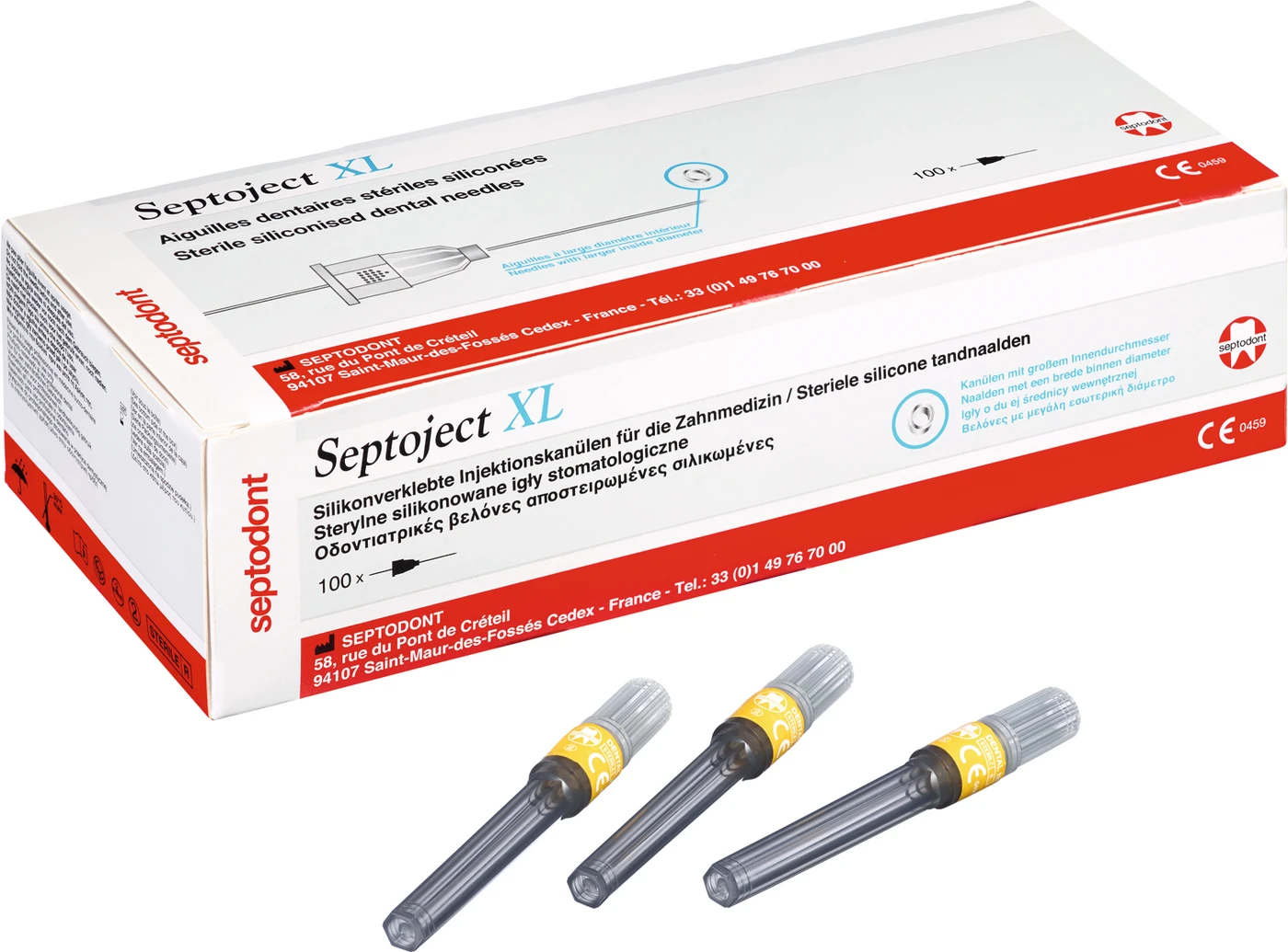 Septoject® XL Packung 100 Stück, G27/0,4 x 42 mm