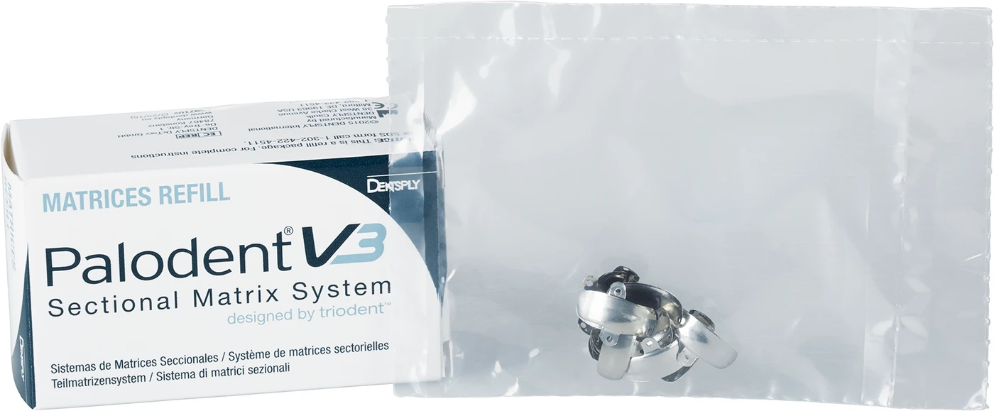 Palodent® V3 Teilmatrizensystem Packung 100 V3 Matrizen 5,5 mm 
