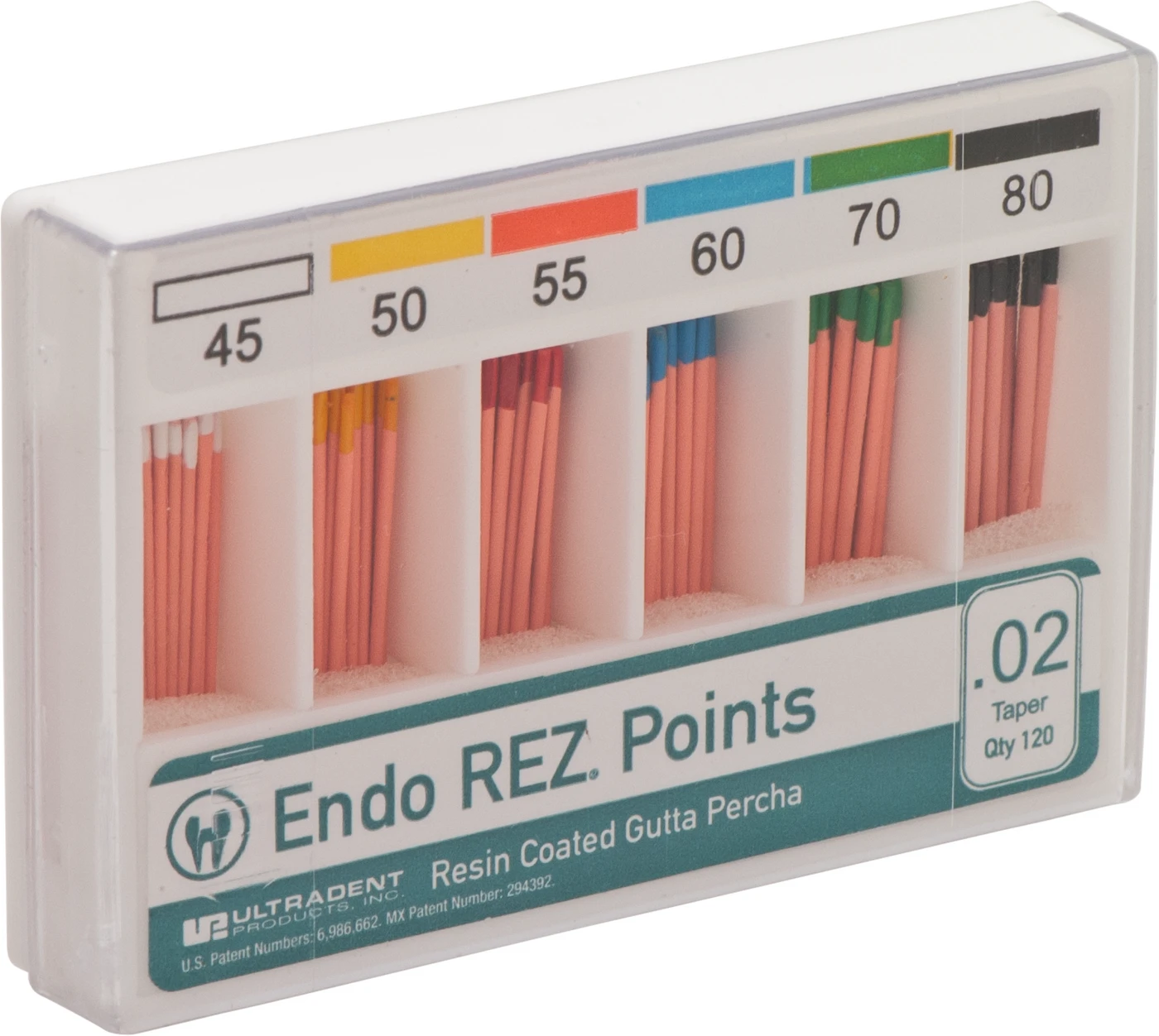 EndoREZ™ Sortiment 120 Stück Taper.02 ISO 045-080 EndoREZ™ Sortiment 120 Stück Taper.02 ISO 045-080