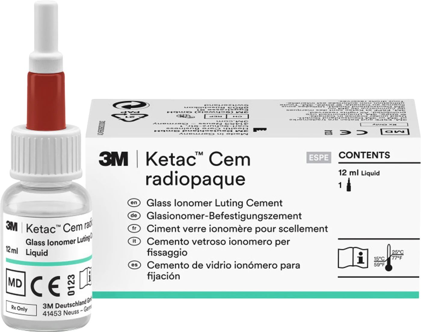 Ketac™ Cem radiopaque Flasche 12 ml Flüssigkeit