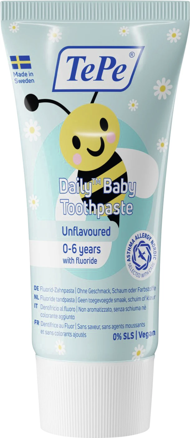 TePe® Daily Baby Zahnpasta Tube 50 ml ohne Geschmack