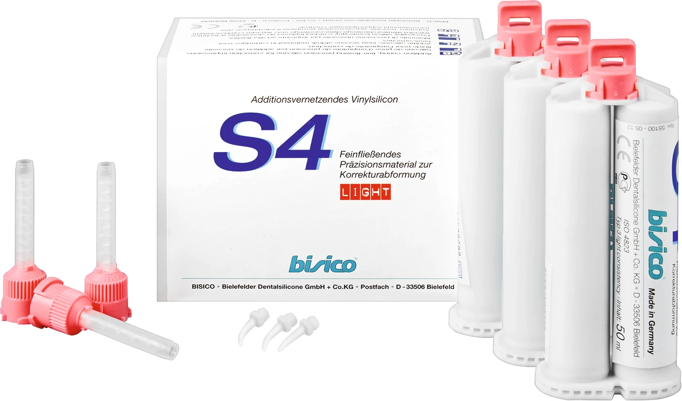 S4 Packung 3 x 50 ml Doppelkartusche light