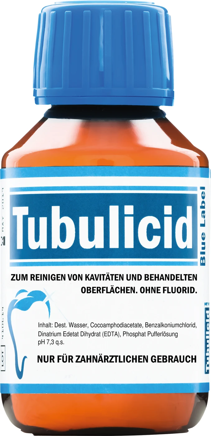 Tubulicid Flasche 100 ml blau