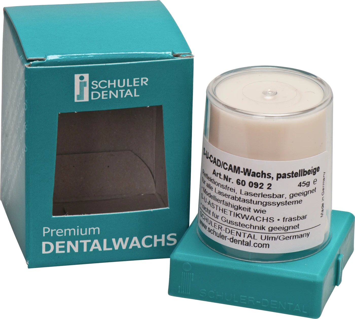S-U-CAD/CAM Wachse Stück 45 g pastellbeige