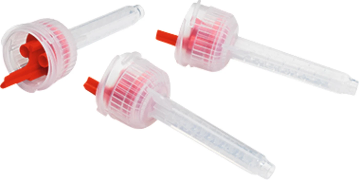 Aquasil® Ultra+ Mischkanülen Packung 48 Stück 50 ml, rot Aquasil® Ultra+ Mischkanülen Packung 48 Stück 50 ml, rot