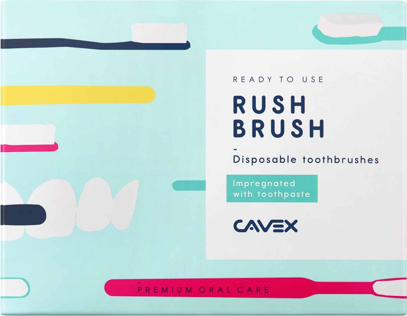 Cavex Rush Brush Packung 100 Stück sortiert