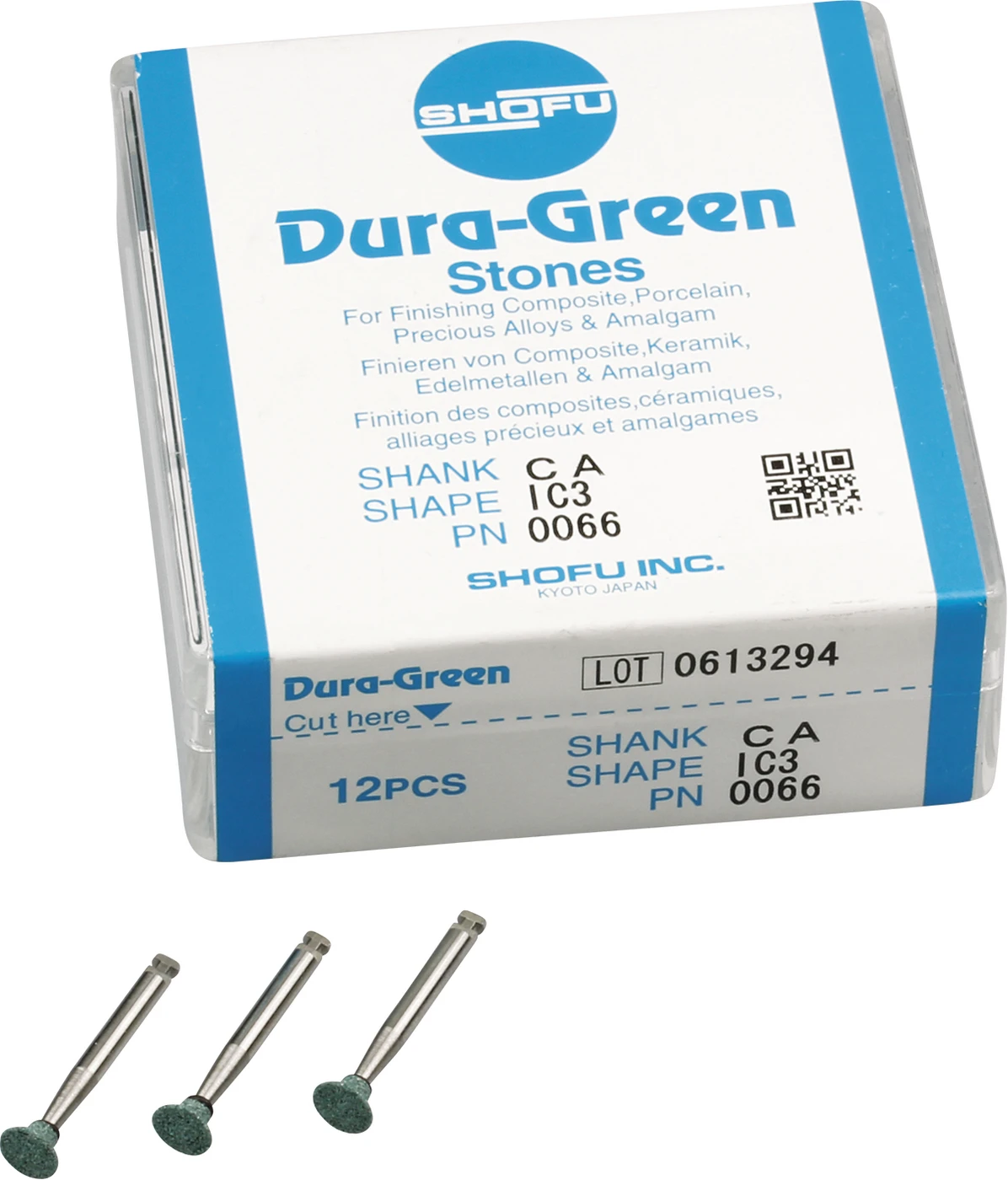 Dura-Green Packung 12 Stück IC3, RA, ISO 050