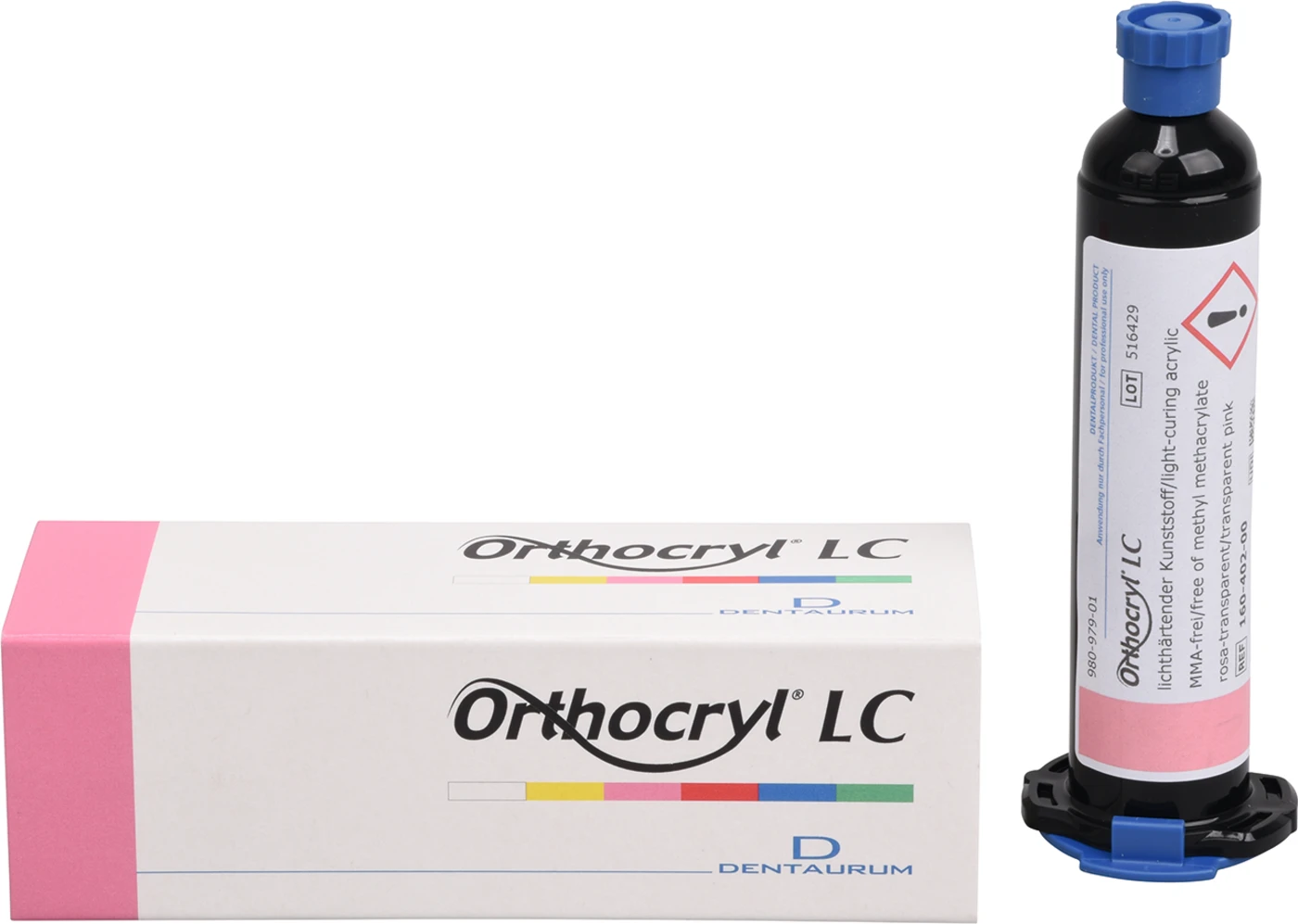 Orthocryl® LC Packung 30 g Kartusche rosa-transparent