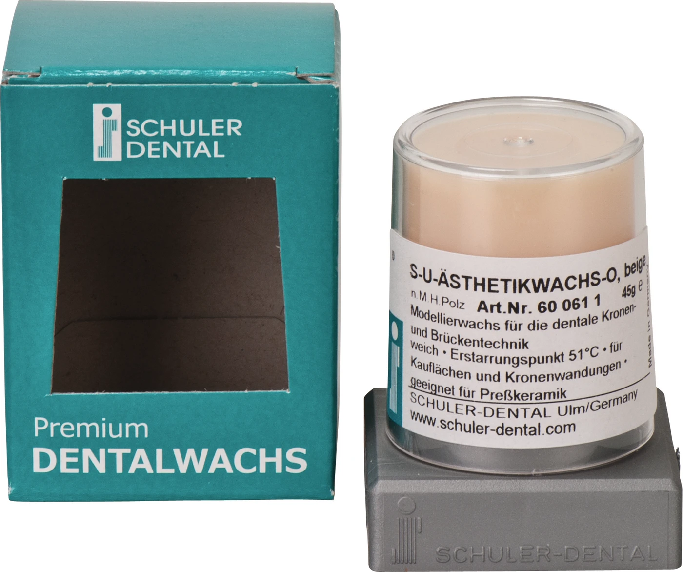 S-U-Ästhetikwachs Kegel 45 g Ästhetikwachs O, beige