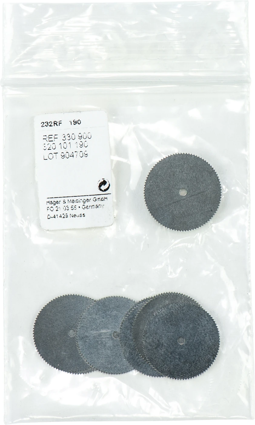 Kreissäge 232RF Packung 10 Stück unmontiert, Figur 320, 0,1 mm, ISO 190