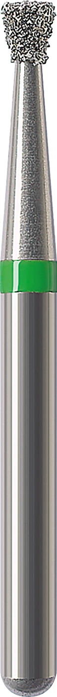 Diamanten 805 Packung 5 Stück grün grob, FG, Figur 010 umgekehrter Kegel, 1,6 mm, ISO 014