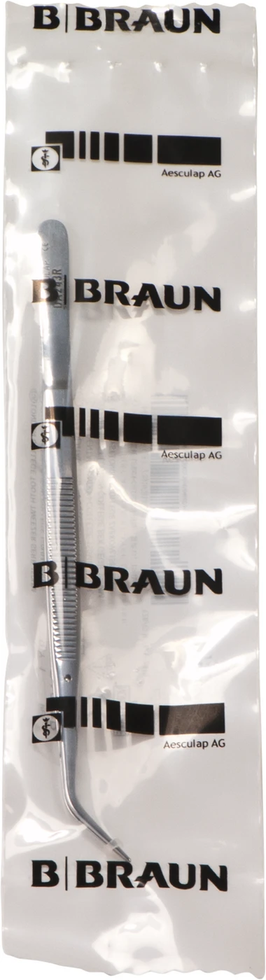 Zahnpinzetten nach London-College Stück 150 mm, gerieft