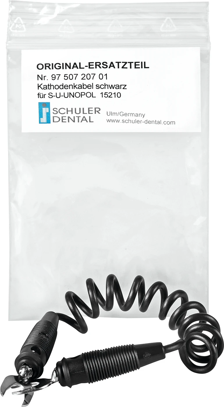 S-U-Unopol Kathodenkabel Stück schwarz