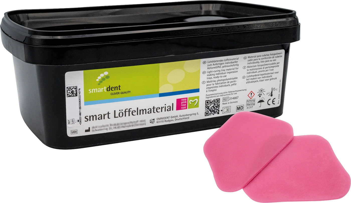 smart Löffelmaterial Packung 50 Stück rosa, für OK