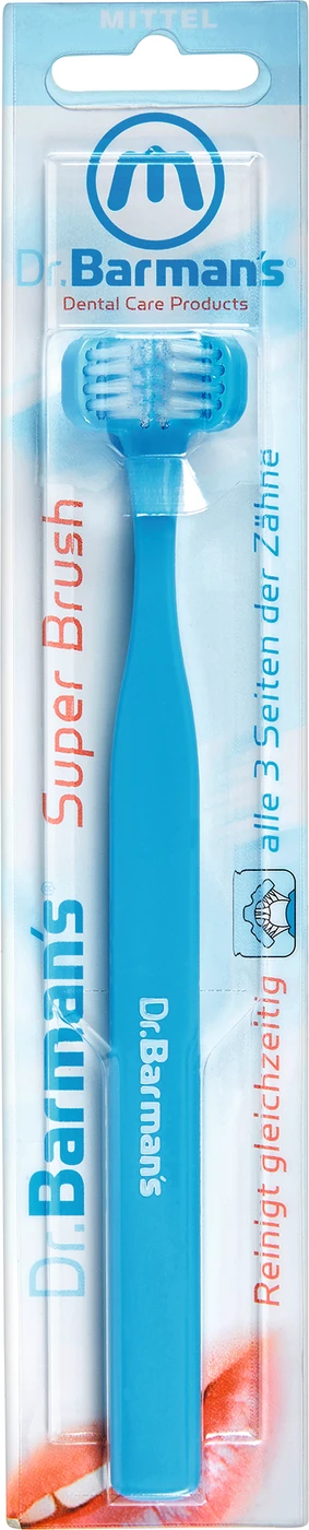 Dr. Barmans Superbrush Dreikopf-Zahnbürste Stück mittel