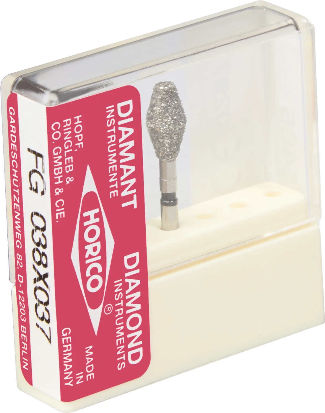 Diamantschleifer 038 Stück schwarz x-grob, FG, Figur 038, 7 mm, ISO 037