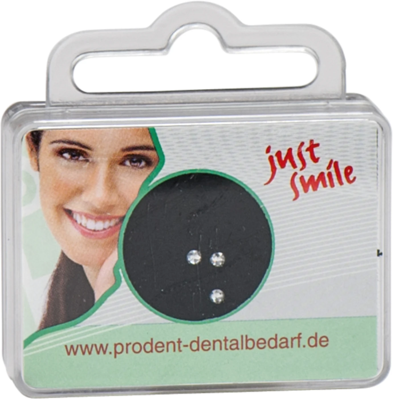 prodental Diamonds Packung 3 Stück Kreis, weiß, Ø 1,8 mm, Rosenschliff