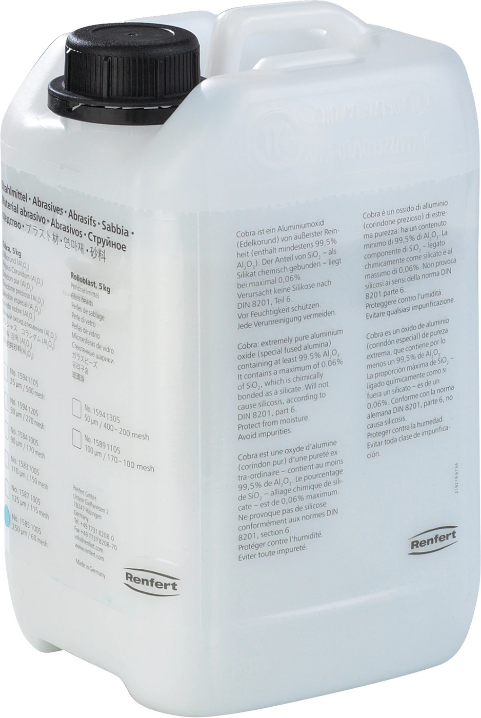 Rolloblast Kanister 5 kg 50 µm