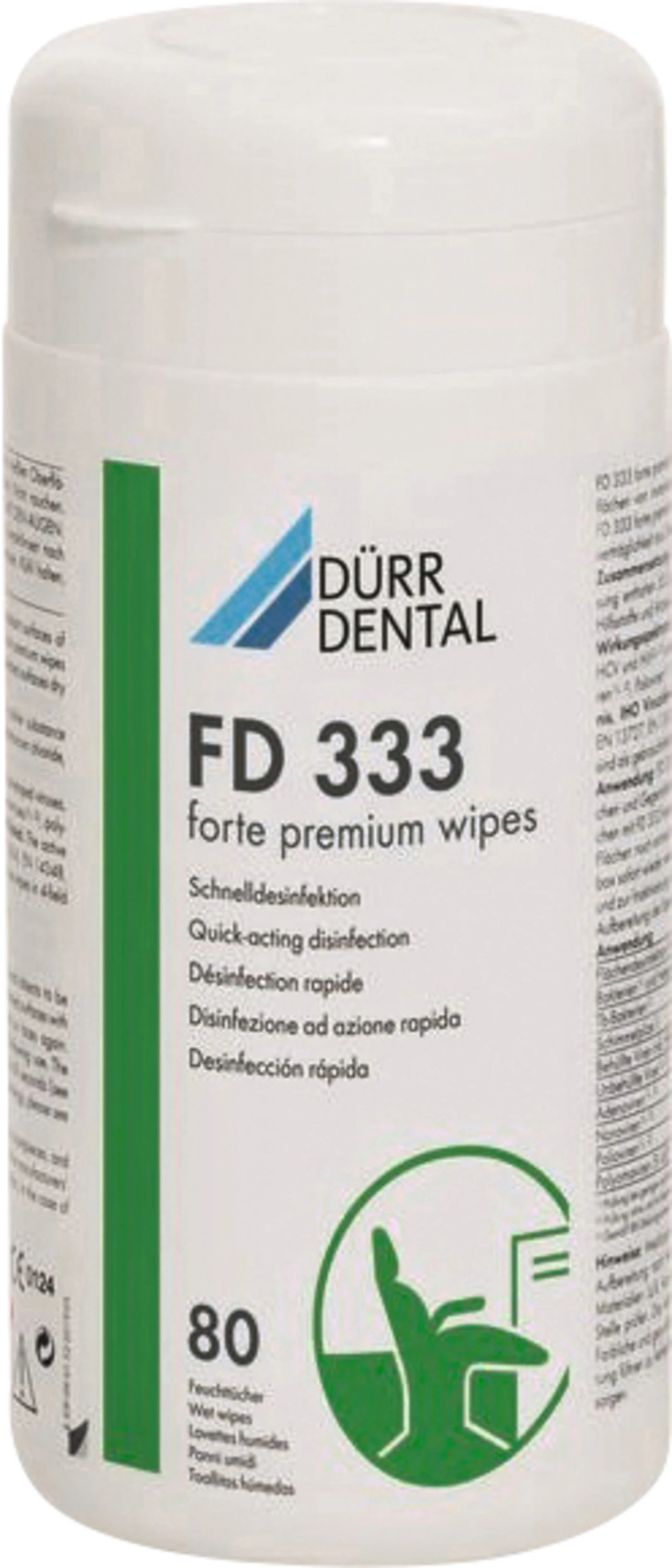 FD 333 forte premium wipes Flächen-Desinfektion Dose 80 Stück