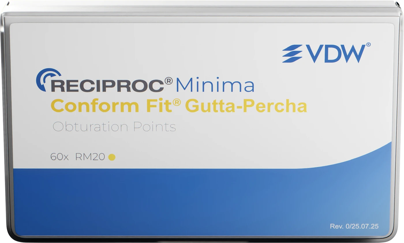 Reciproc® Minima ConformFit Guttaperchaspitzen Packung 60 Stück Größe RM20