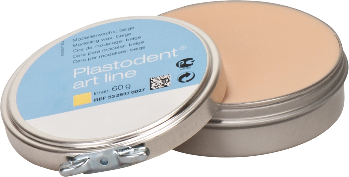 Plastodent® art line Dose 60 g Modellierwachs beige, abtragbar