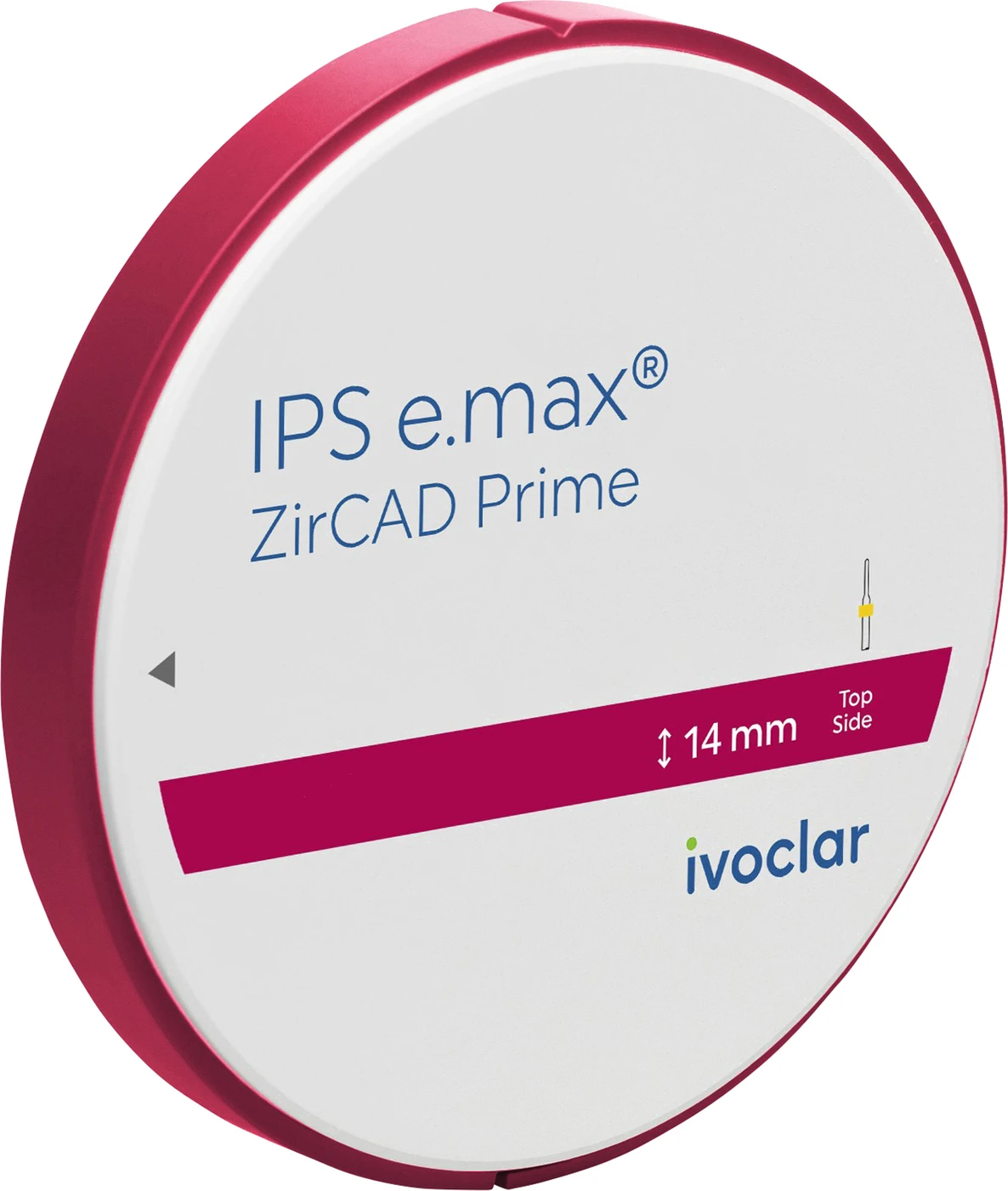 IPS e.max® ZirCAD Prime Stück Ø 98,5 mm H 14 mm, A3