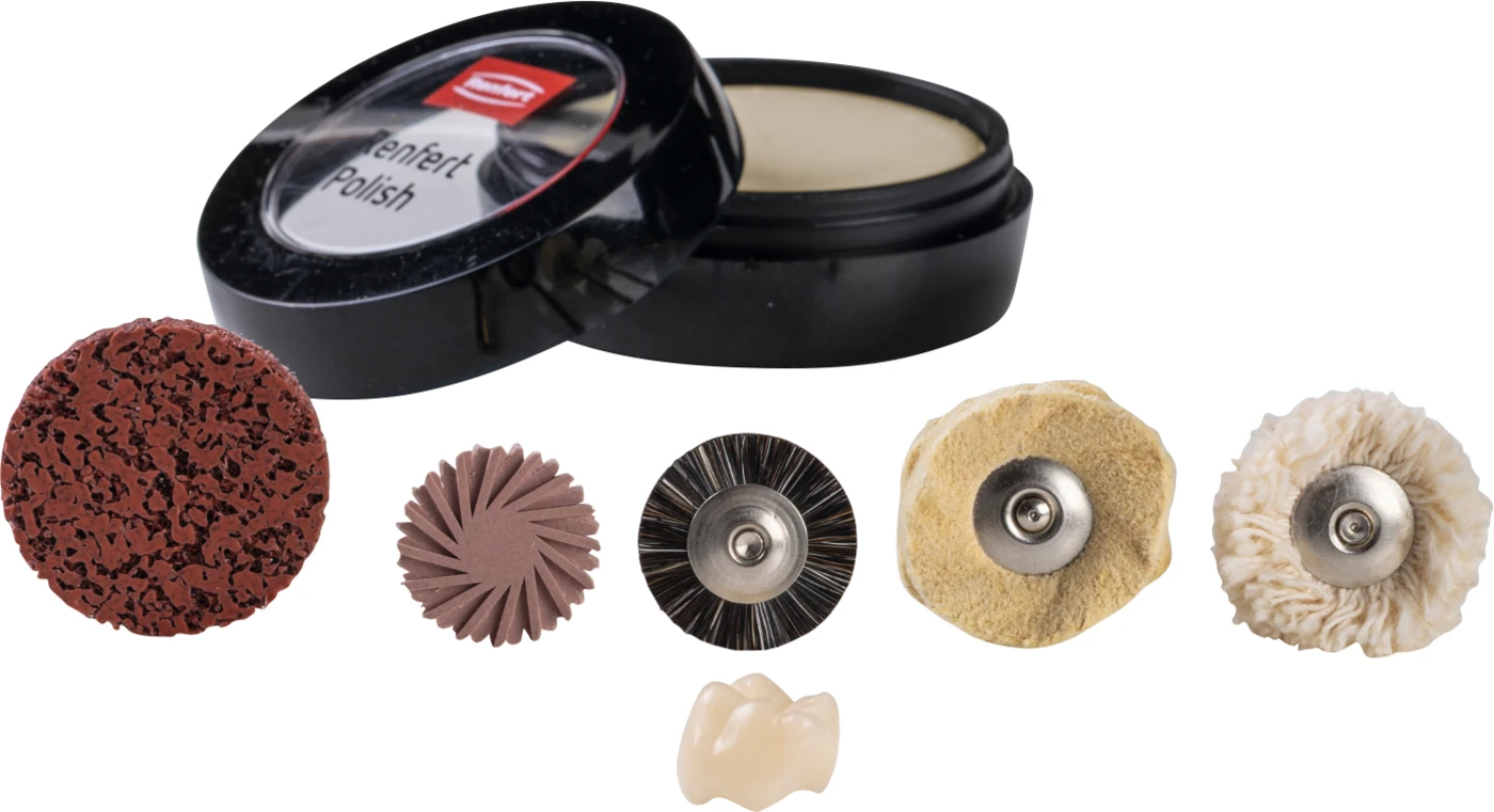 Renfert Polish 3D-printed materials Starter Kit 13 g Polierpaste inklusive 5 Polierer