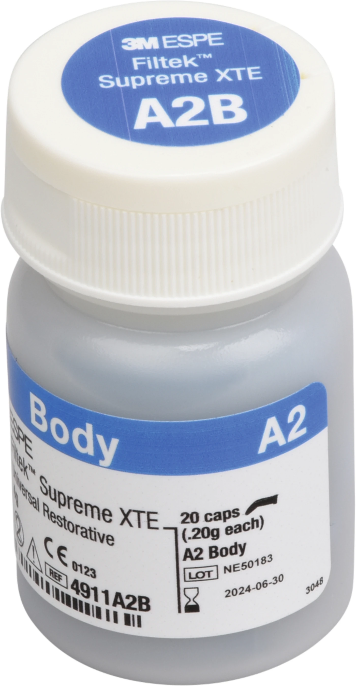 Filtek™ Supreme XTE Universal Packung 20 x 0,2 g Kapsel body A2