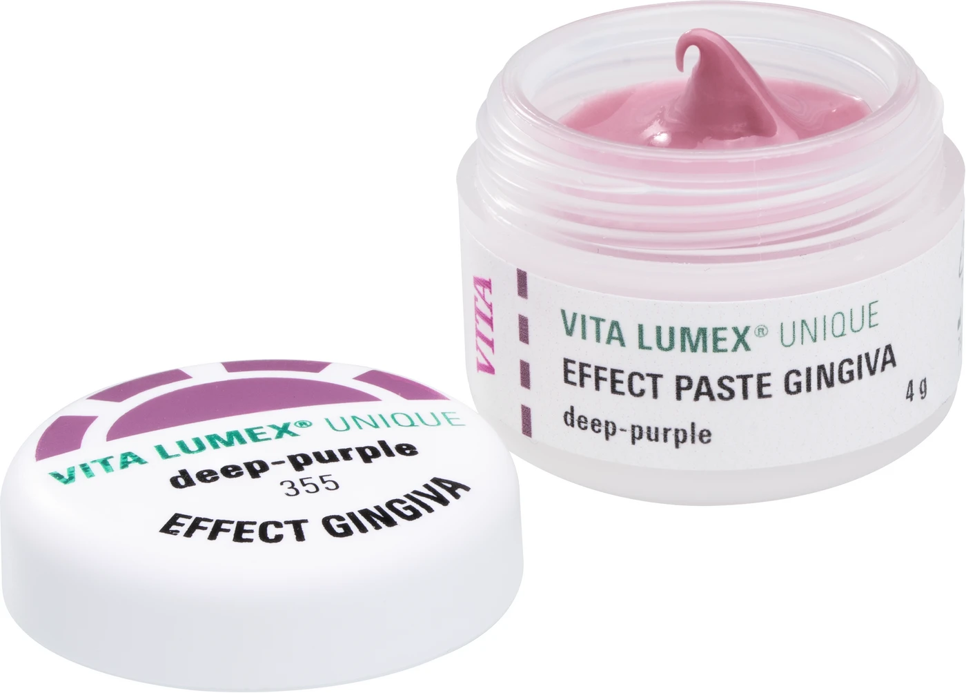VITA LUMEX® UNIQUE Dose 4 g Paste effect gingiva deep-purple
