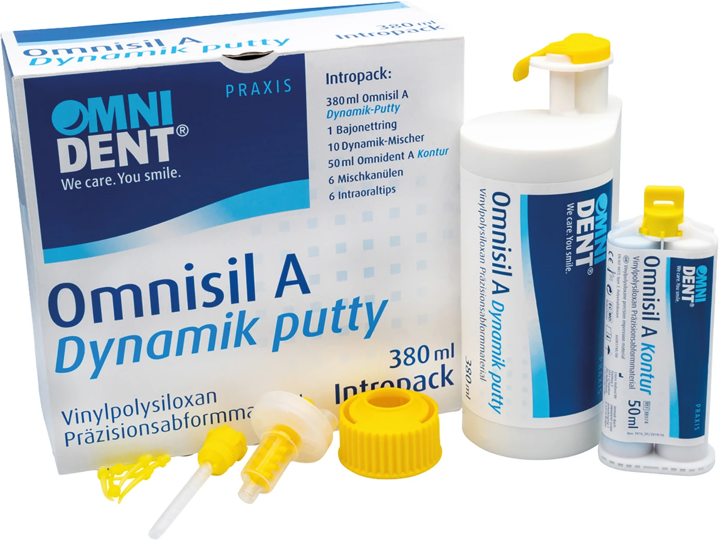Omnisil A Dynamik-Putty Intro Packung 380 ml Doppelkartusche, Zubehör