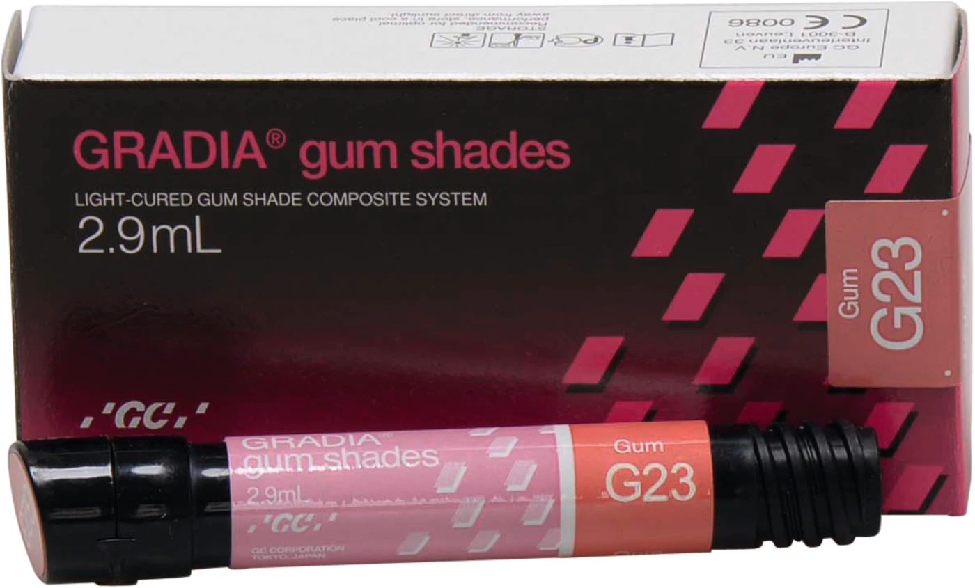 GC GRADIA® gum shades Spritze 2,9 ml Paste gum shades G23