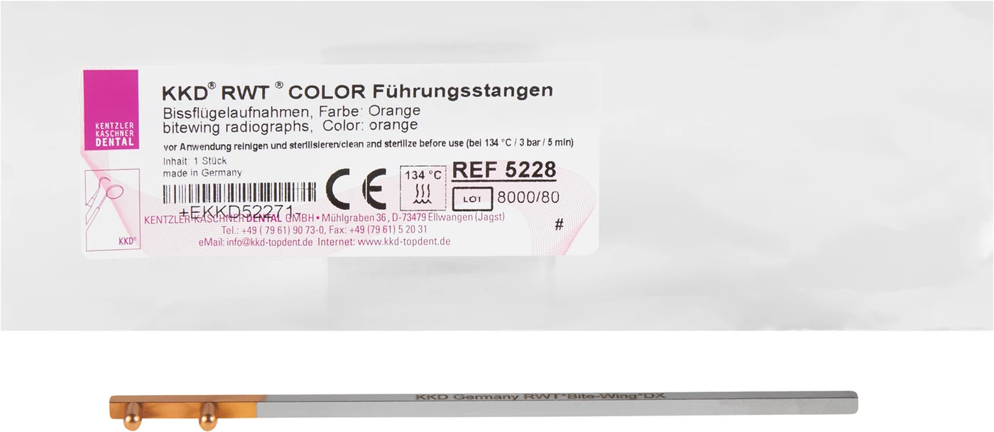 RWT® Führungsstangen Stück orange, für Bissflügel