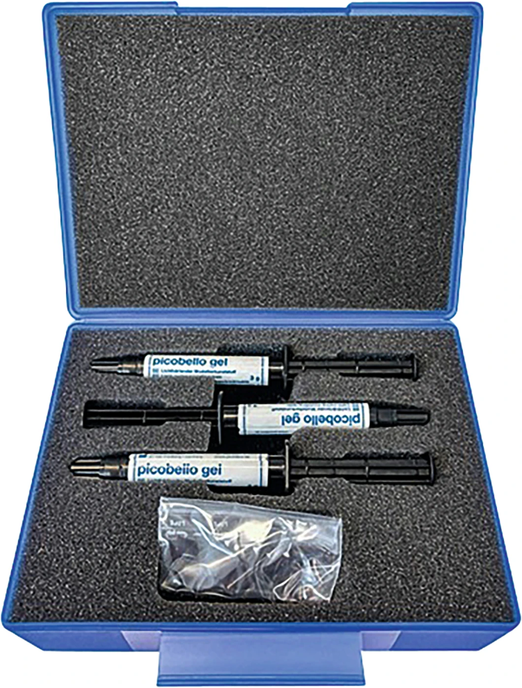 picobello gel Set 3 x 3 g Spritzen, 12 Dosierspitzen