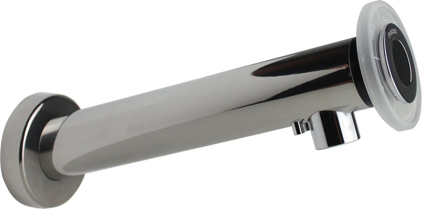 miscea CLASSIC Armatur Stück Wandauslauf Edelstahl, für Flasche
