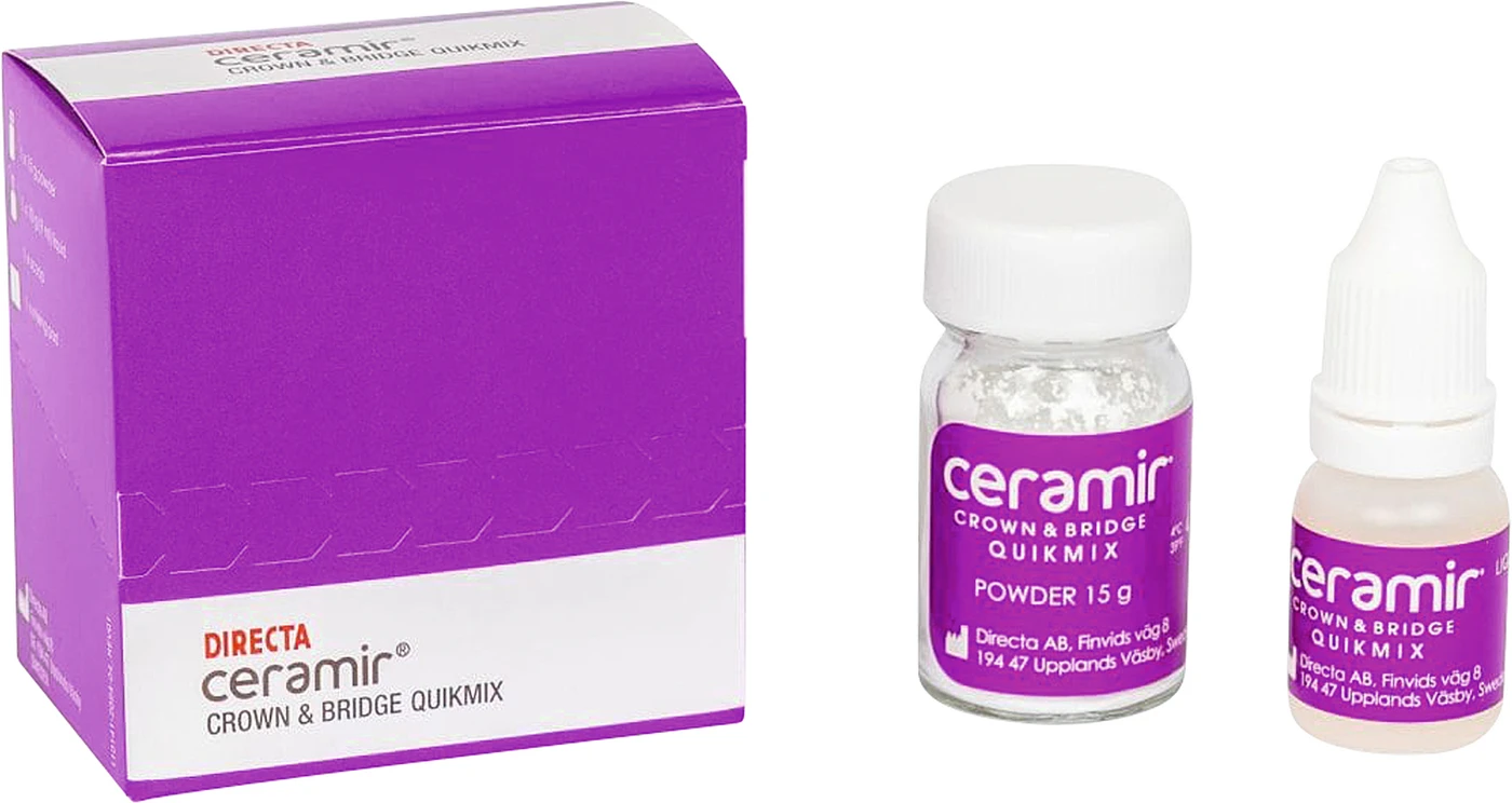 Ceramir C & B QuickMix Set 15 g Pulver, 9 ml Flüssigkeit inklusive Zubehör