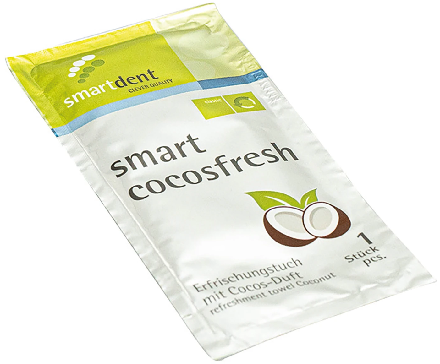 smart cocosfresh Stück Erfrischungstuch coconut