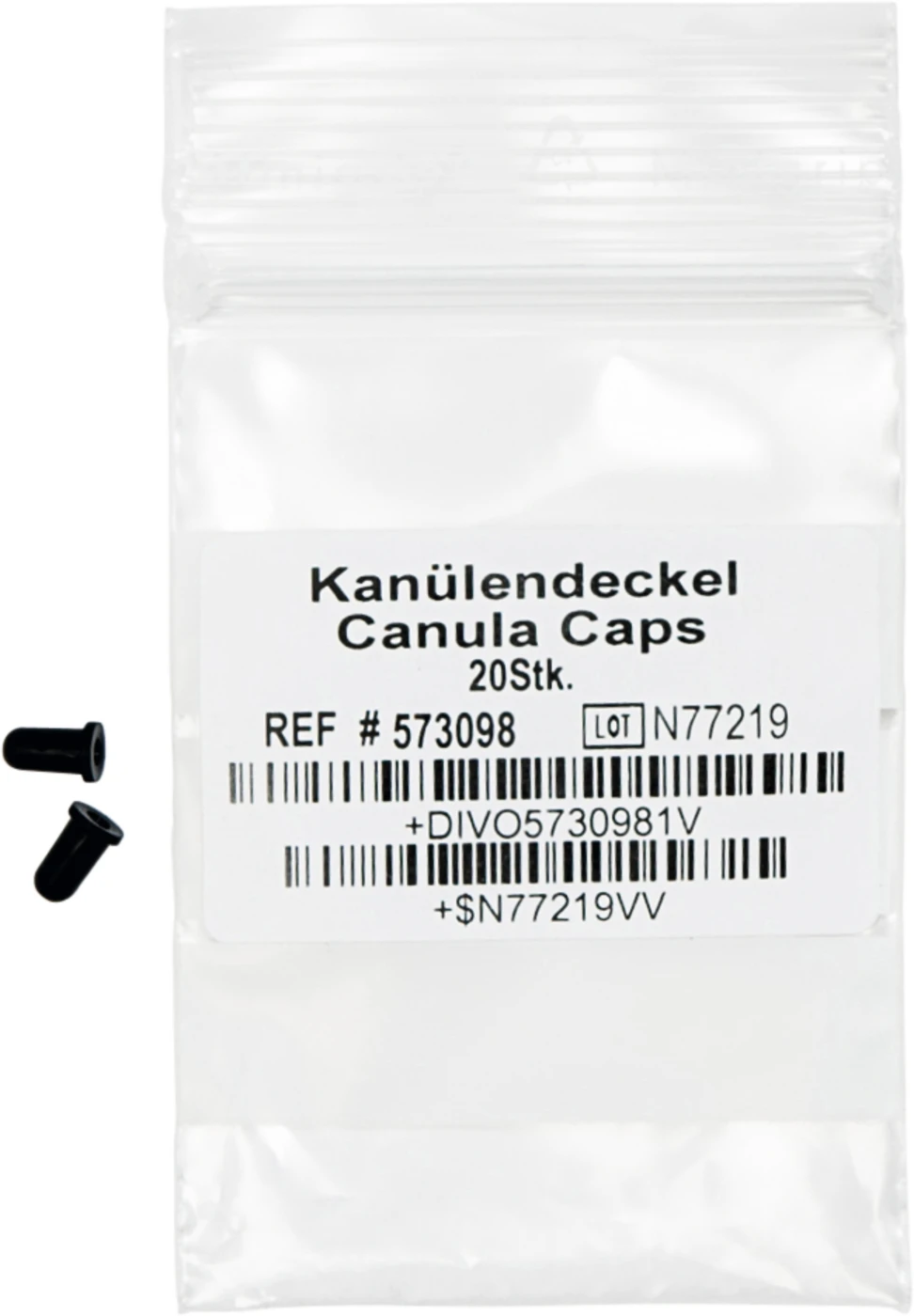 Kanülen Deckel Packung 20 Stück