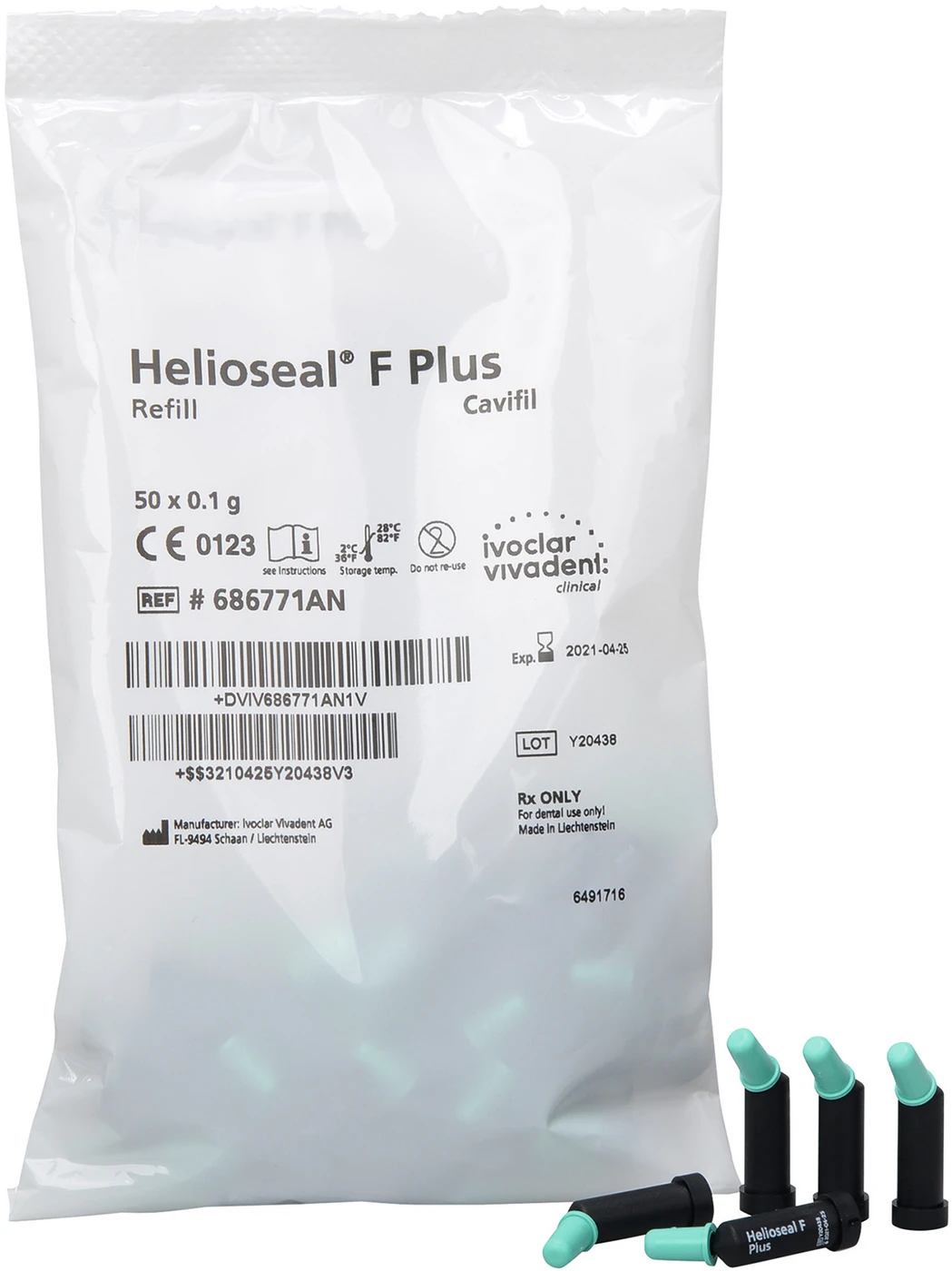 Helioseal® F Plus Packung 50 x 0,1 g Capule