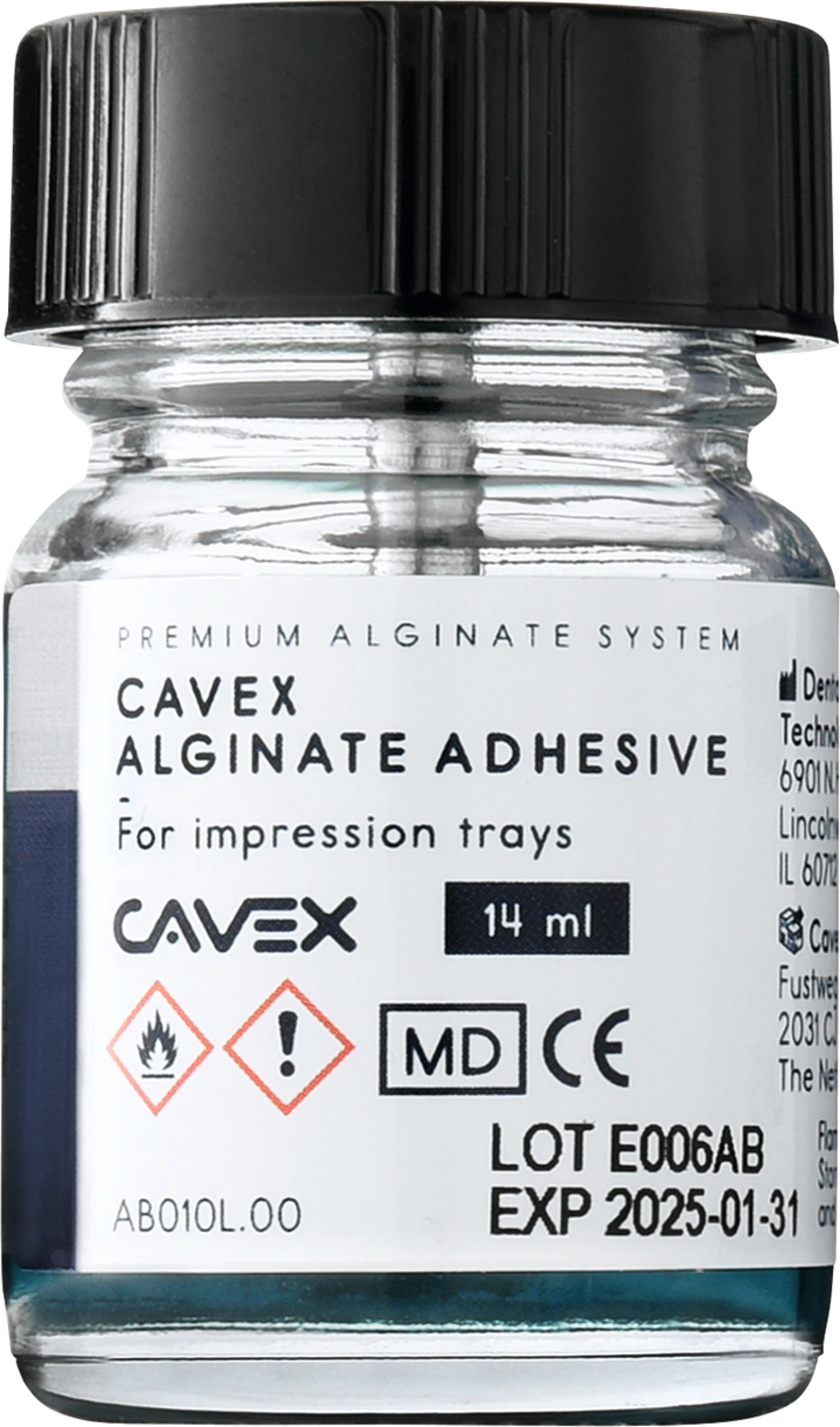 Cavex alginate adhesive Packung 2 x 14 ml