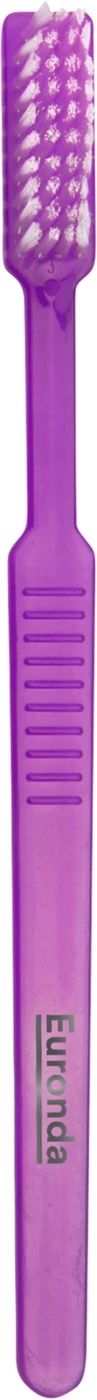 Monoart® Einmalzahnbürsten Box 100 Stück mit Paste, lila