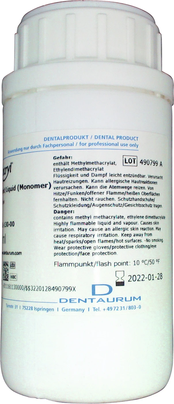 Orthocryl® Flüssigkeit Flasche 250 ml Flüssigkeit gelb